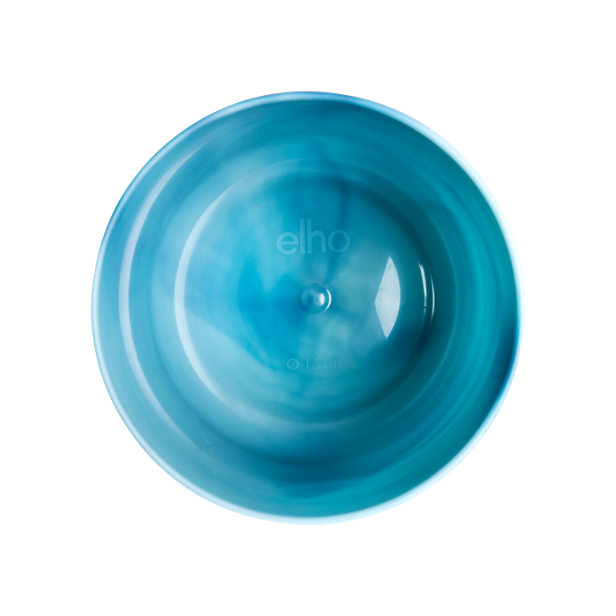the ocean collection round 16cm atlantic blue